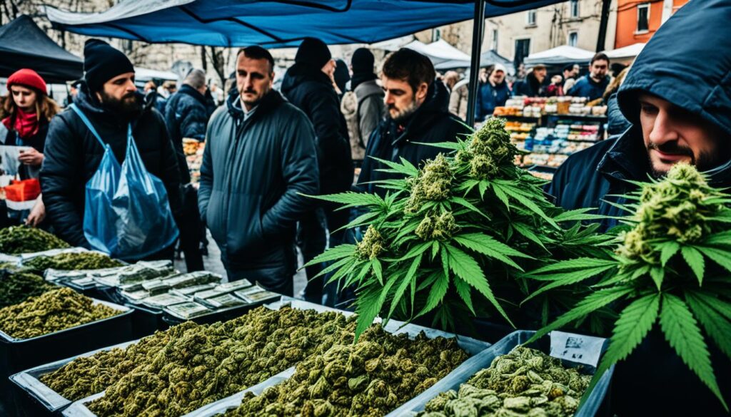 Balkan cannabis trade