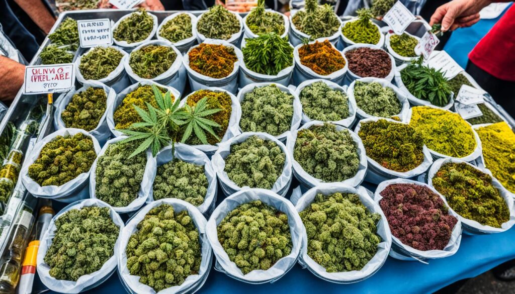 Taranto weed market