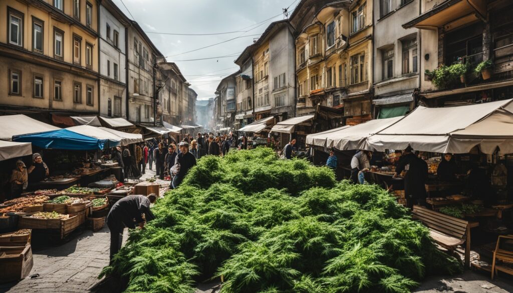 Weed in Sarajevo