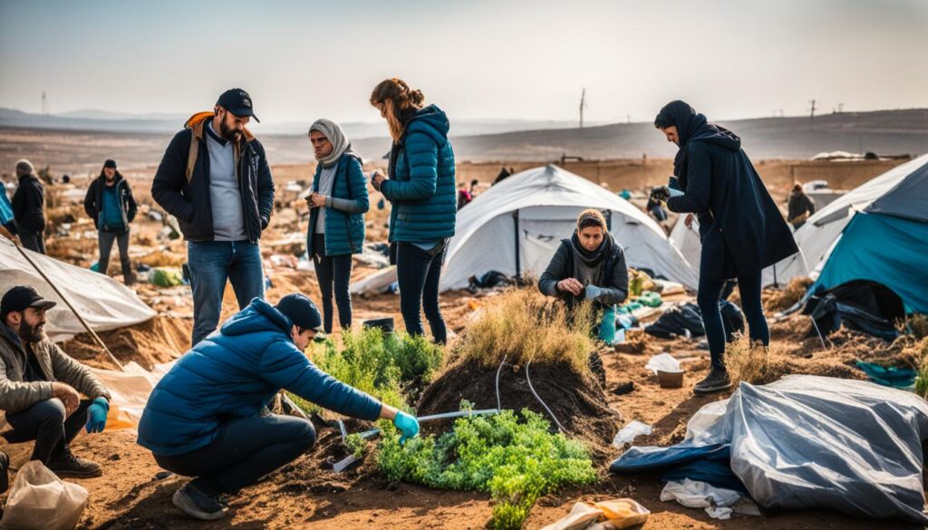 cannabis access Syrian refugee camp