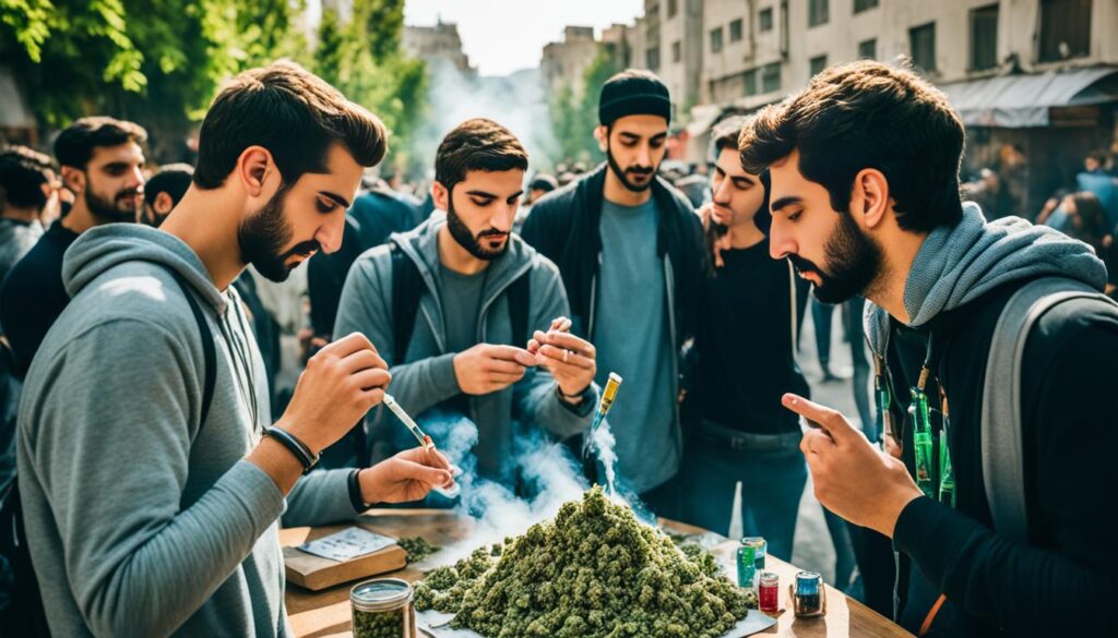 cannabis in Tehran