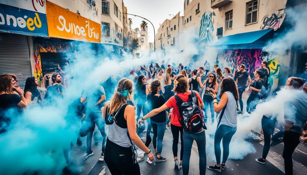 cannabis scene in Tel Aviv