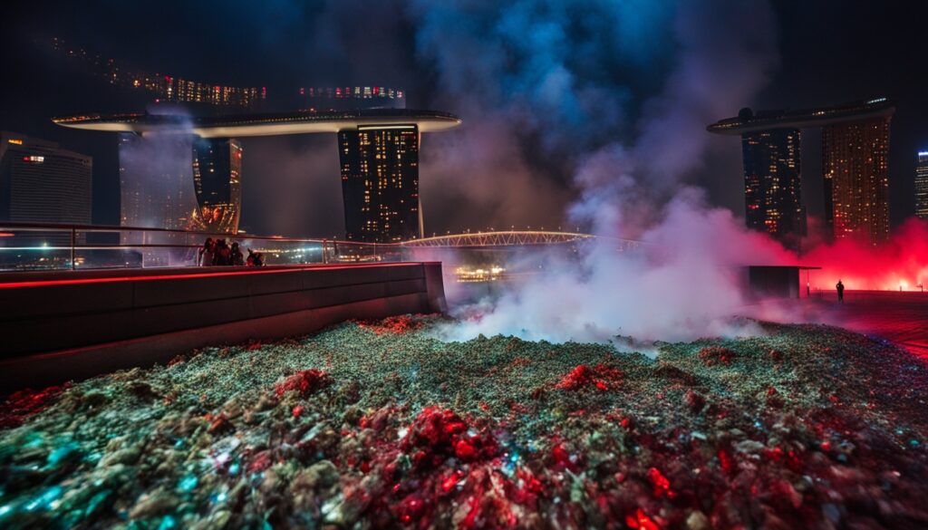 consequences of weed in Marina Bay Sands