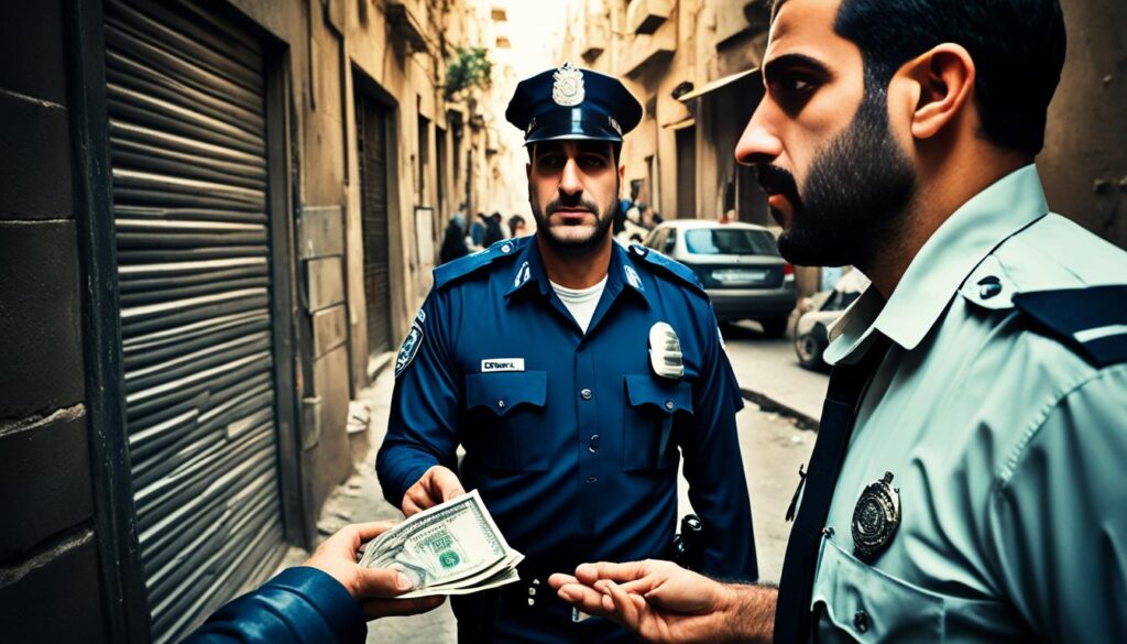 police bribery Cairo