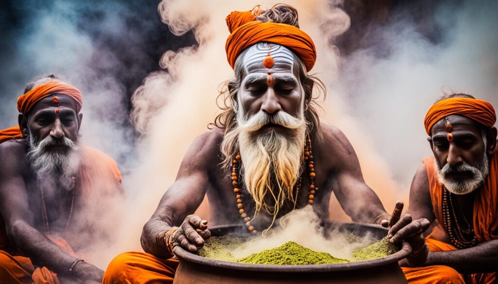 sadhus bhang