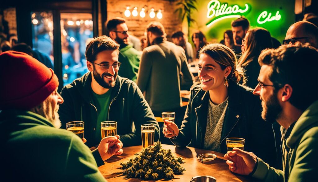 social interaction in Bilbao cannabis clubs