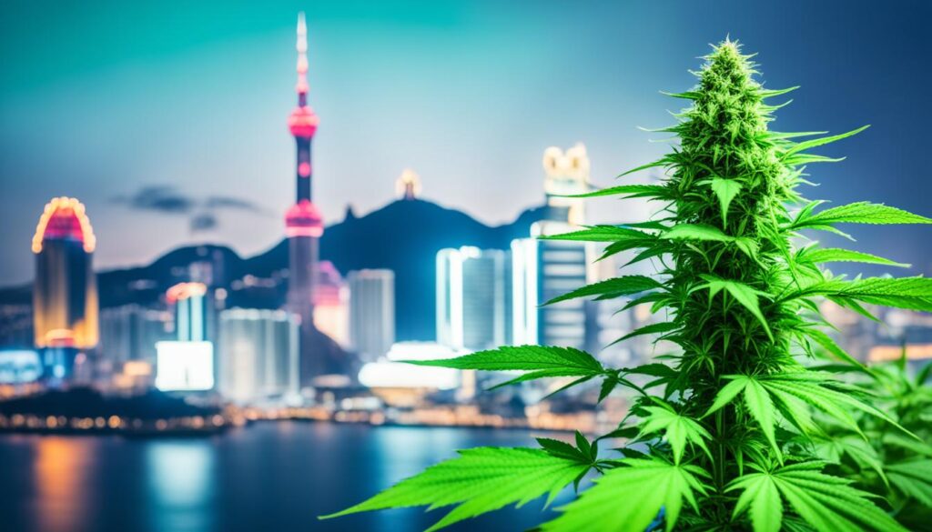 weed in Macau, China