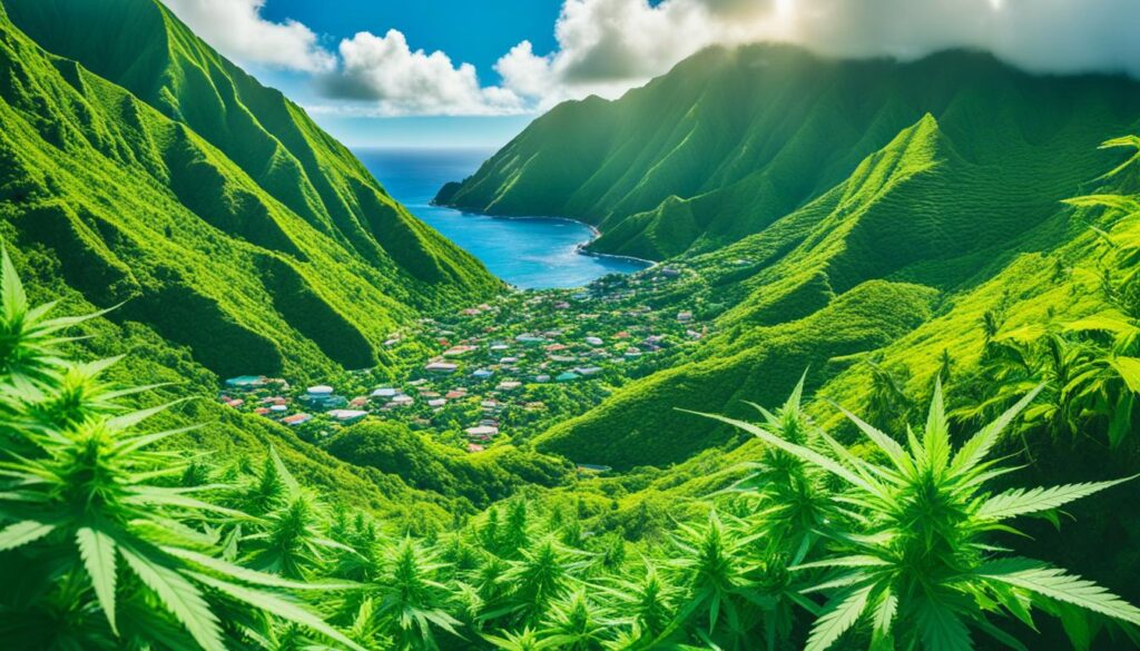 weed in Saba, Dutch Caribbean