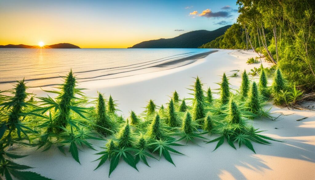 weed in Whitsunday Islands